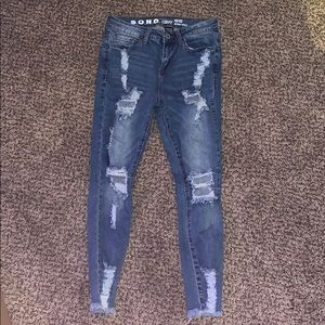 S.O.N.G high rise skinny jeans